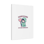 Please Be Nice Or We Meet Professionally Funny Quote Canvas