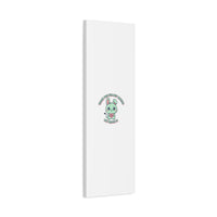 Cute Menacing Bunny Canvas | Soft Threat kawaii, pastel sarcastic art