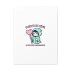 Please Be Nice Or We Meet Professionally Funny Quote Canvas