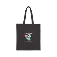 Kawaii Menace Heart Tote | soft threat cute menacing kawaii