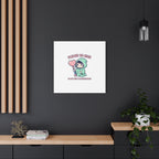 Please Be Nice Or We Meet Professionally Funny Quote Canvas