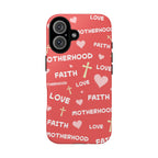 Christian Mom iPhone Case Faith Love Motherhood Phone Case Religious Gift for Mom