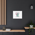 Please Be Nice Or We Meet Professionally Funny Quote Canvas