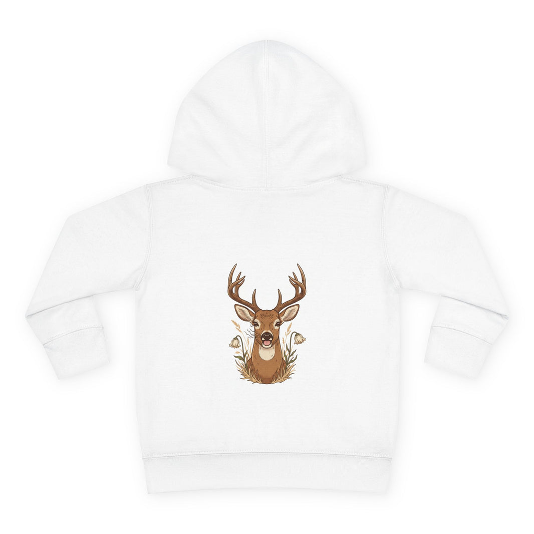 Toddler Hoodie — Faith Hope Love Grace Cross & Deer Pullover