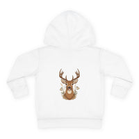 Toddler Hoodie — Faith Hope Love Grace Cross & Deer Pullover