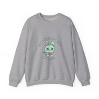 Cute Menacing Bunny Sweatshirt | kawaii threat, soft grunge