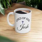 Christening Keepsake Personalized Child Of God Baptism Mug