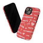 Christian Mom iPhone Case Faith Love Motherhood Phone Case Religious Gift for Mom