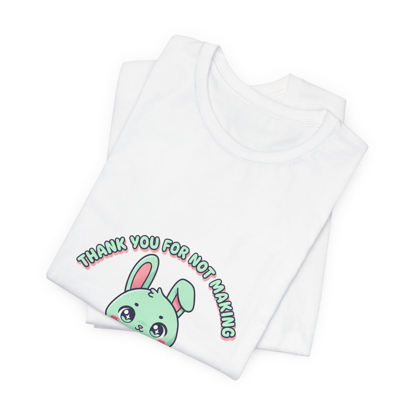 Cute Menacing Bunny Tee | kawaii threat, soft grunge cute