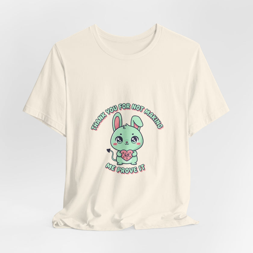 Cute Menacing Bunny Tee | kawaii threat, soft grunge cute