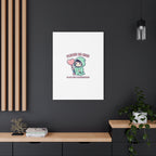 Please Be Nice Or We Meet Professionally Funny Quote Canvas