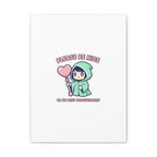 Please Be Nice Or We Meet Professionally Funny Quote Canvas