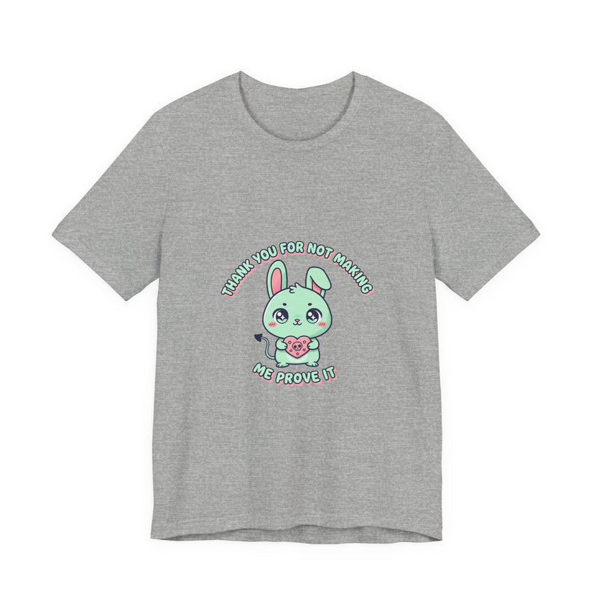 Cute Menacing Bunny Tee | kawaii threat, soft grunge cute