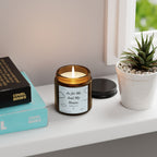 As For Me And My House Christian Candle Joshua 24:15 Gift for Mom