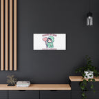 Please Be Nice Or We Meet Professionally Funny Quote Canvas