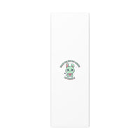 Cute Menacing Bunny Canvas | Soft Threat kawaii, pastel sarcastic art