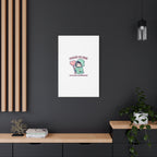 Please Be Nice Or We Meet Professionally Funny Quote Canvas