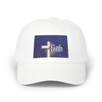 Faith Cross Dad Cap — Embroidered Christian Baseball Hat