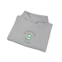 Kawaii Menace Bunny Hoodie | soft threat, cute menacing