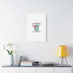 Please Be Nice Or We Meet Professionally Funny Quote Canvas