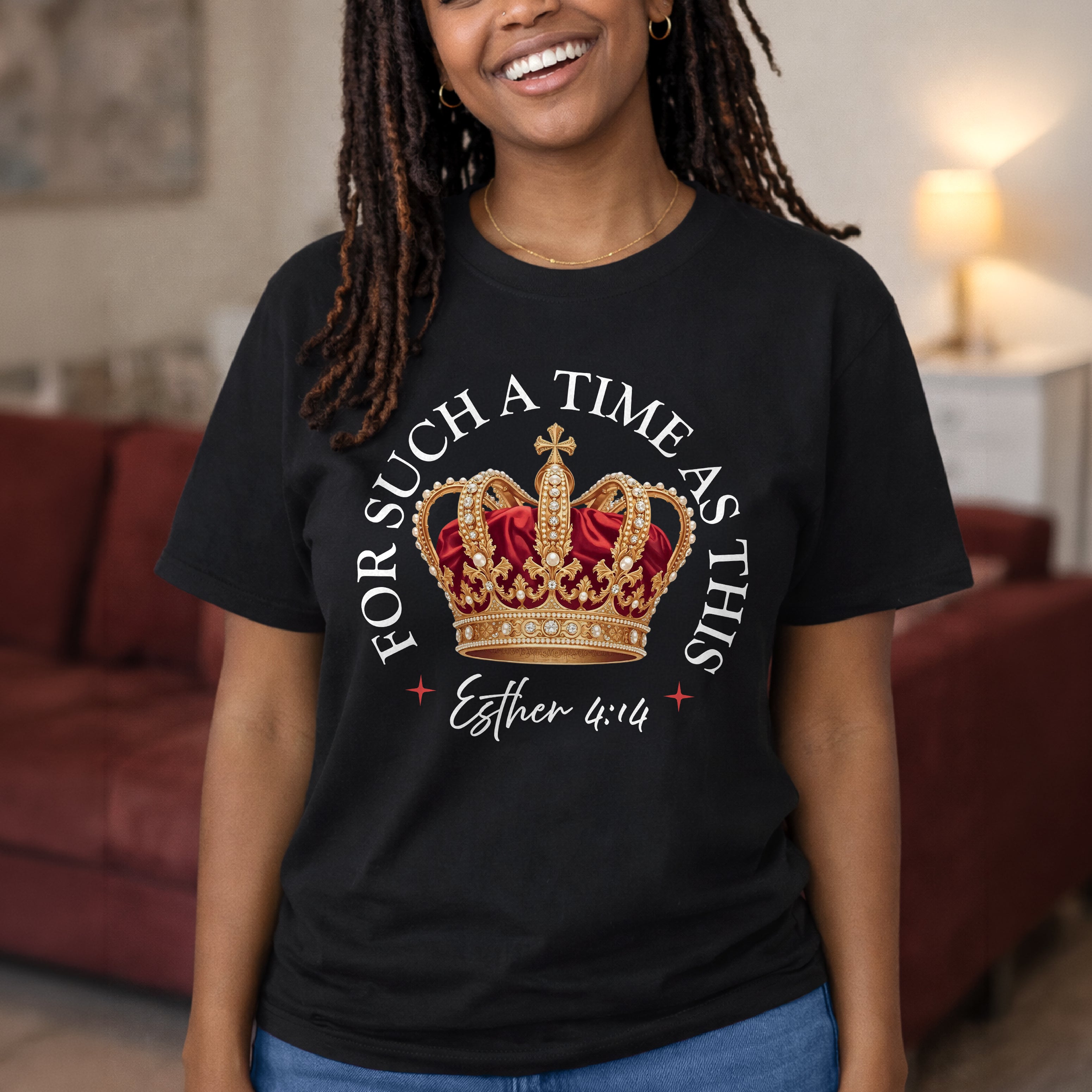 For Such A Time As This Esther 4:14 Christian Quote Unisex T-shirt