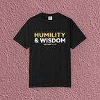 Humility And Wisdom Esther 2:15 Christian Faith Quote Unisex T-shirt