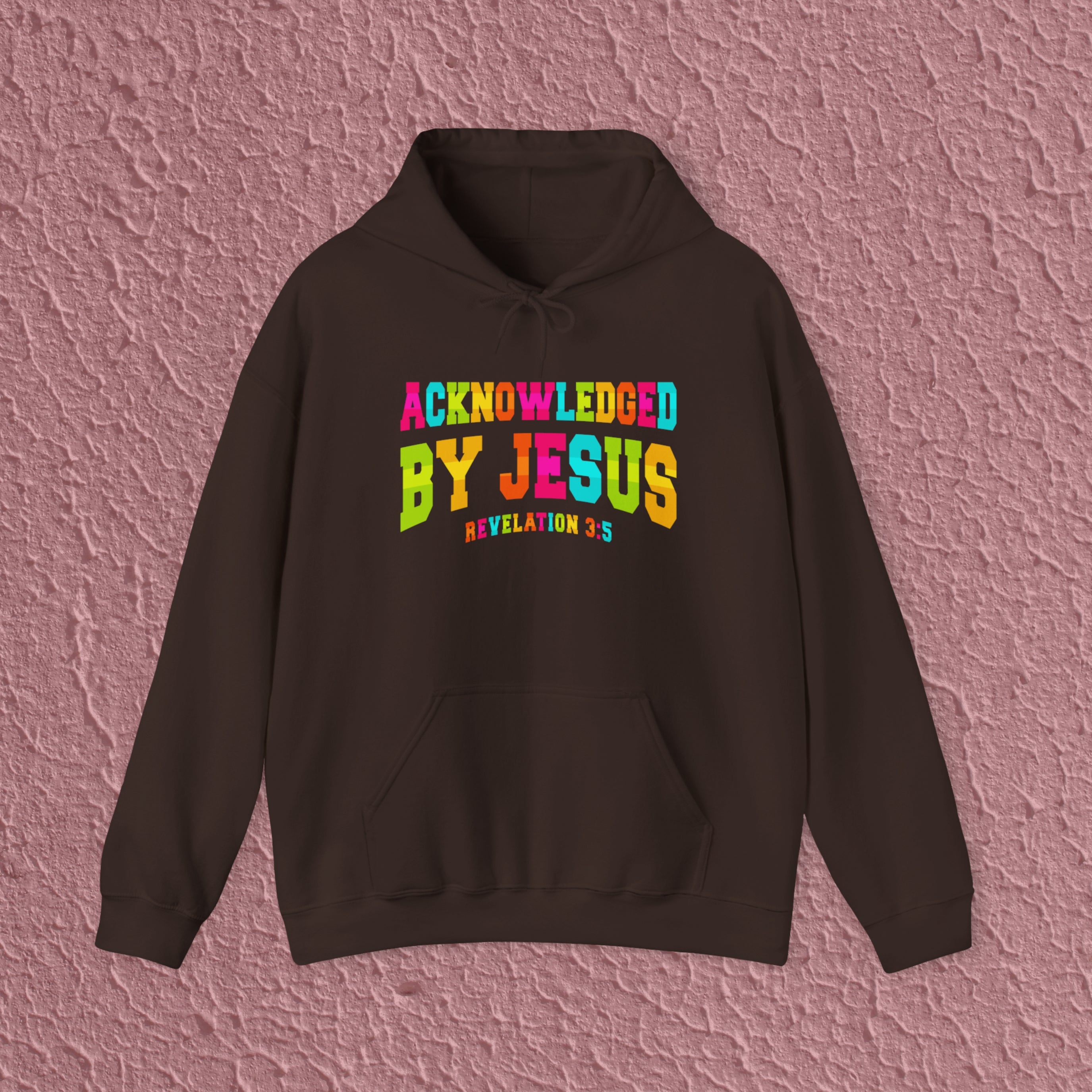 Acknowledged By Jesus Revelation 3:5 Christian Quote Hoodie