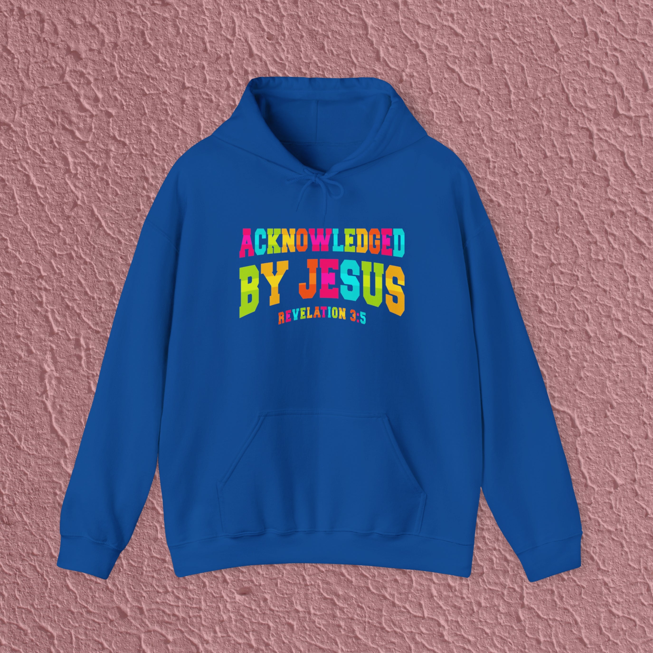 Acknowledged By Jesus Revelation 3:5 Christian Quote Hoodie