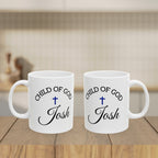 Christening Keepsake Personalized Child Of God Baptism Mug