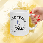 Christening Keepsake Personalized Child Of God Baptism Mug