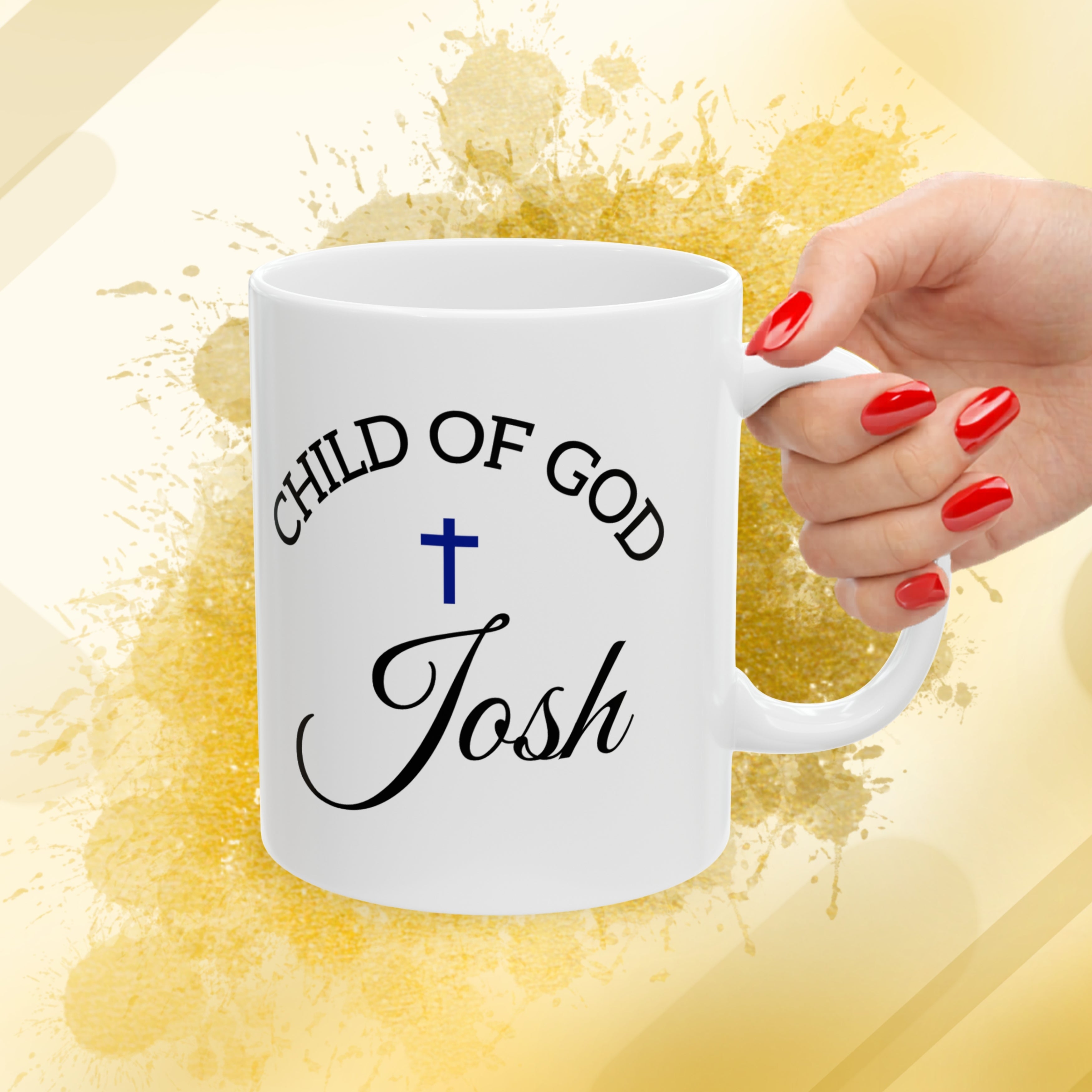 Christening Keepsake Personalized Child Of God Baptism Mug