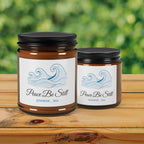 Personalized Peace Be Still Christian Candle Custom Name Faith Gift