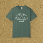 Personalized New Beginnings Custom Name Gift for New Believers Christian Unisex T-shirt
