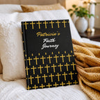 Personalized Faith Journey Gift for New Believers Custom Name Christian Hardcover Journal
