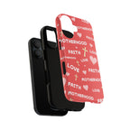 Christian Mom iPhone Case Faith Love Motherhood Phone Case Religious Gift for Mom