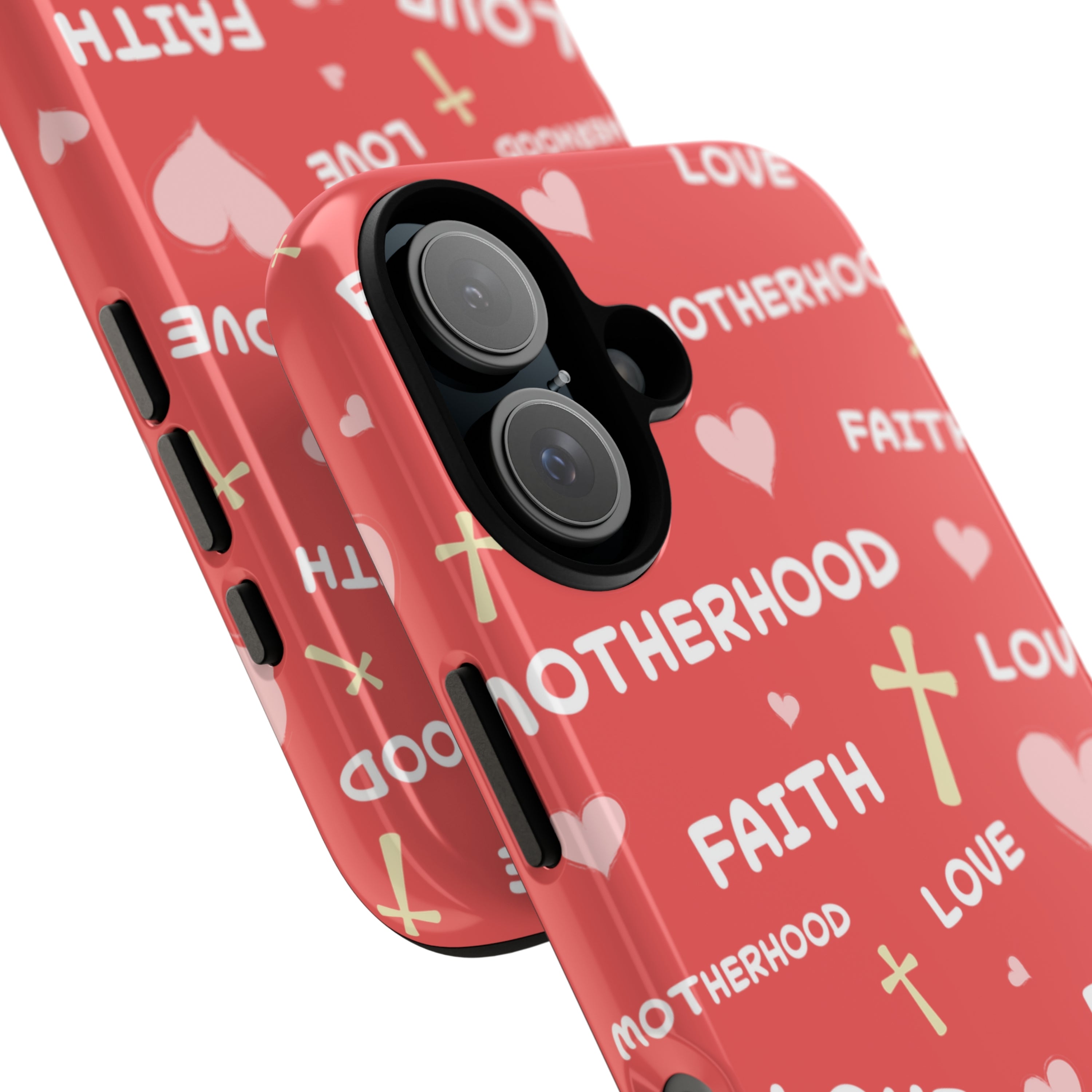 Christian Mom iPhone Case Faith Love Motherhood Phone Case Religious Gift for Mom