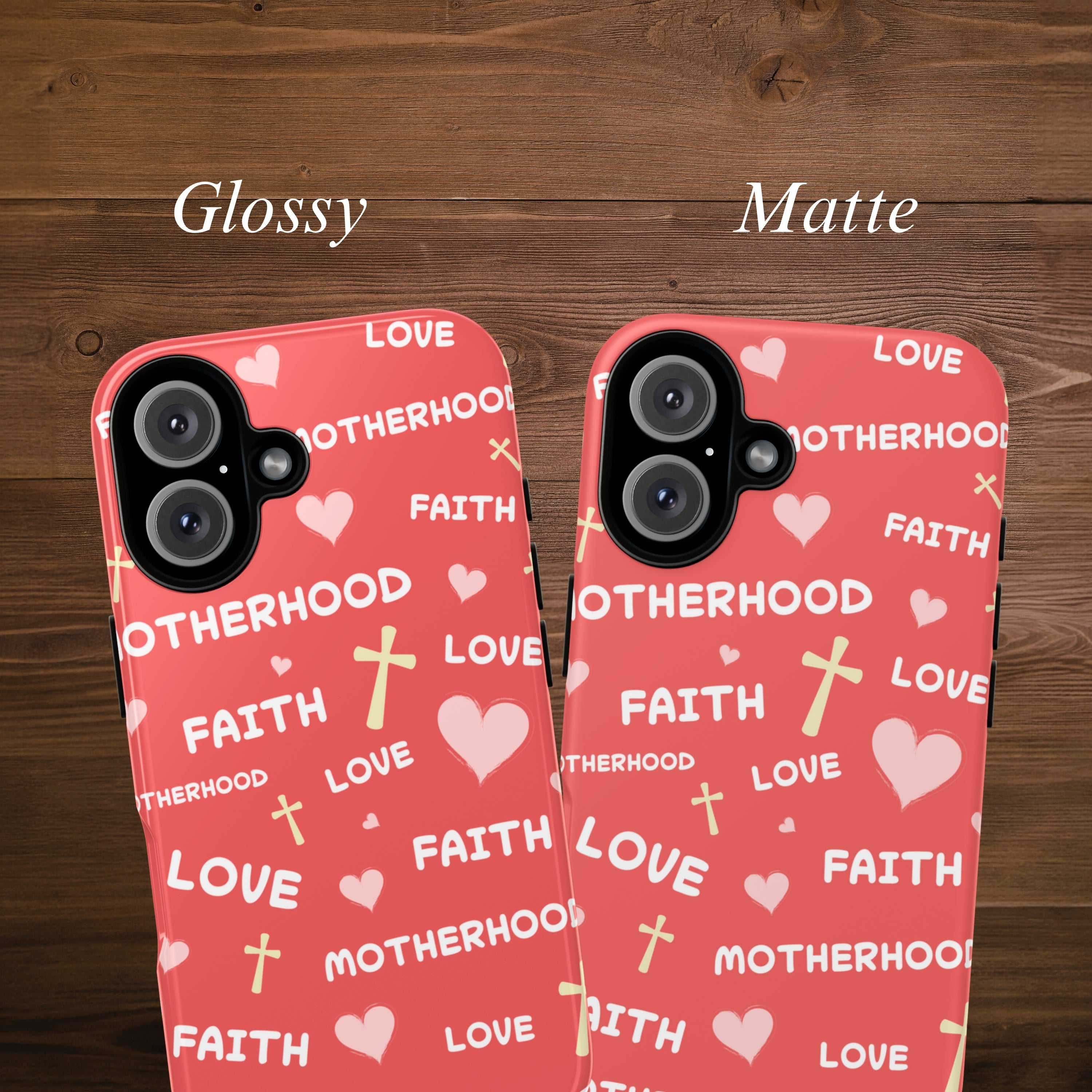 Christian Mom iPhone Case Faith Love Motherhood Phone Case Religious Gift for Mom