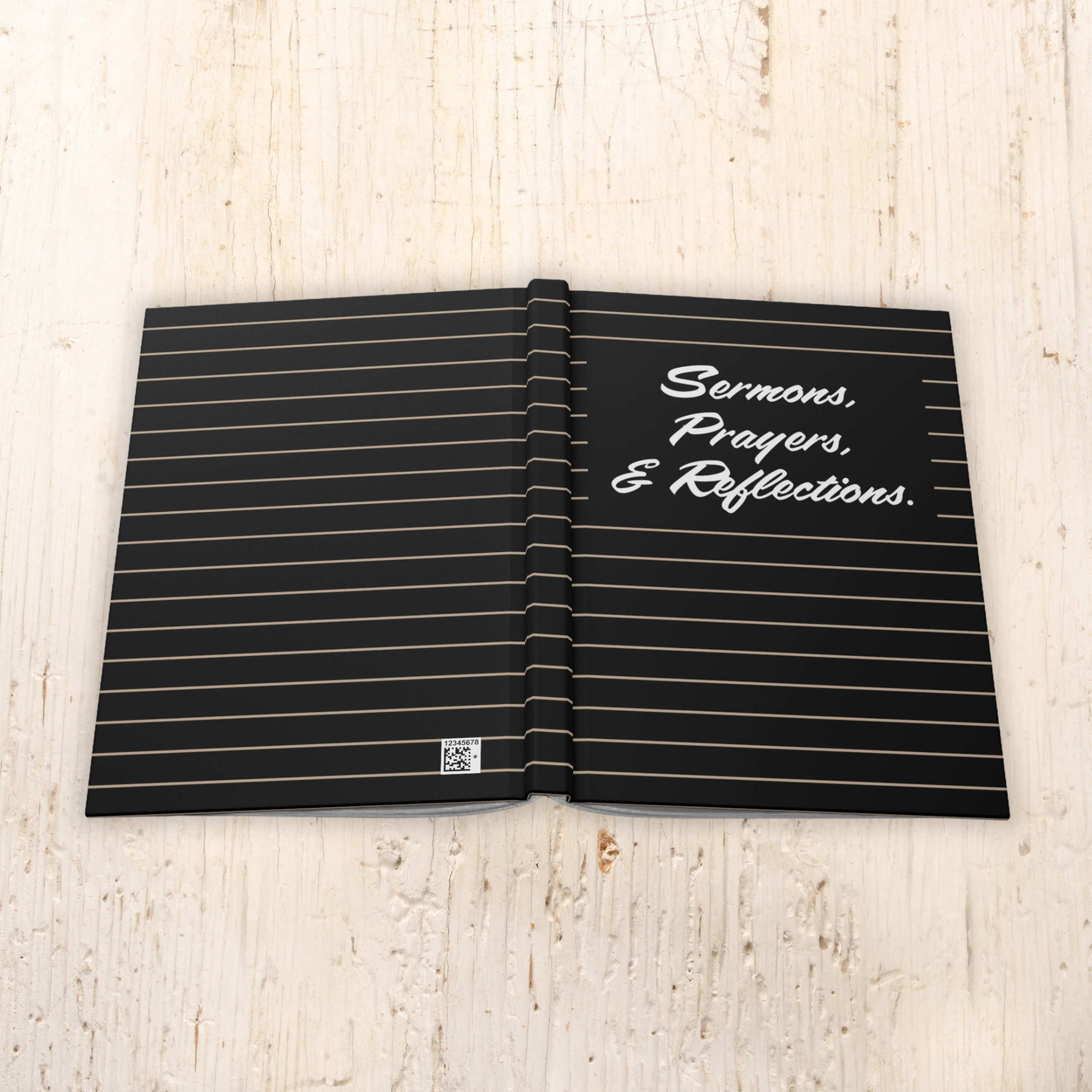 Sermons Prayers & Reflections Pastor Gift Christian Hardcover Journal