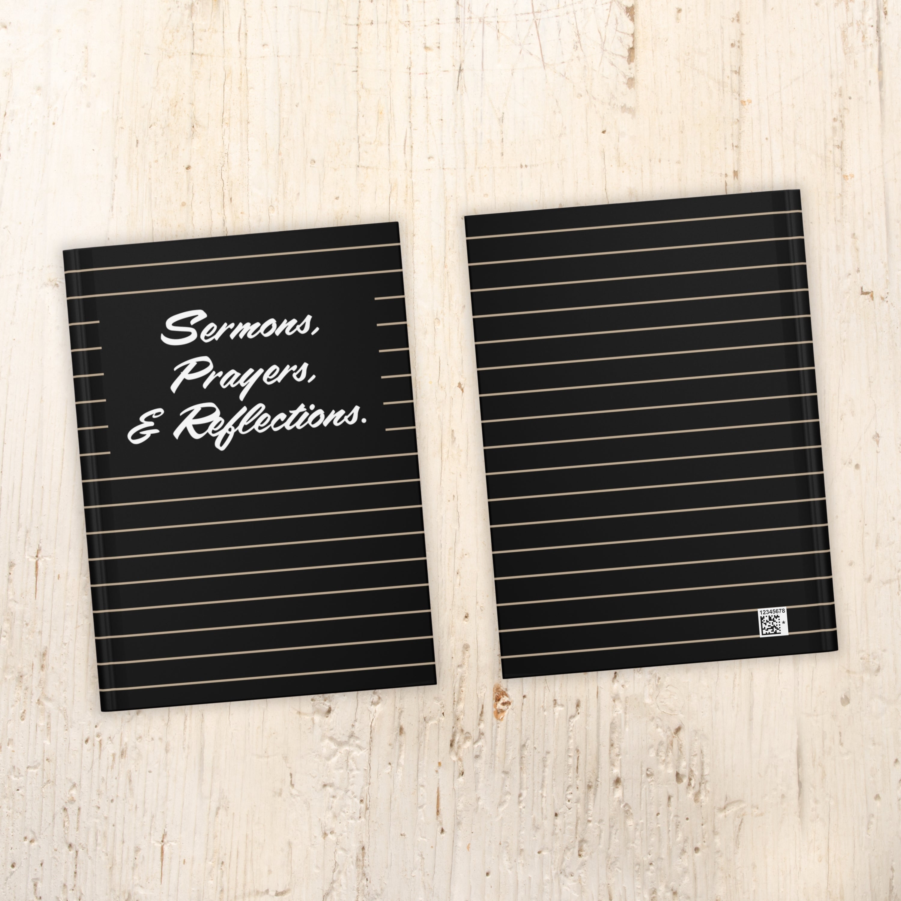Sermons Prayers & Reflections Pastor Gift Christian Hardcover Journal