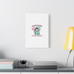 Please Be Nice Or We Meet Professionally Funny Quote Canvas