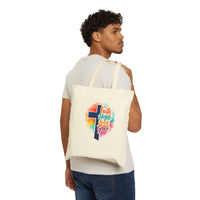 Faith & Hope Canvas Tote — Christian Scripture Cotton Tote Bag