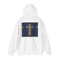 Hoodie — "God Demonstrates His Love For Us" Bible Verse Hoodie with Minimal Leaf Design