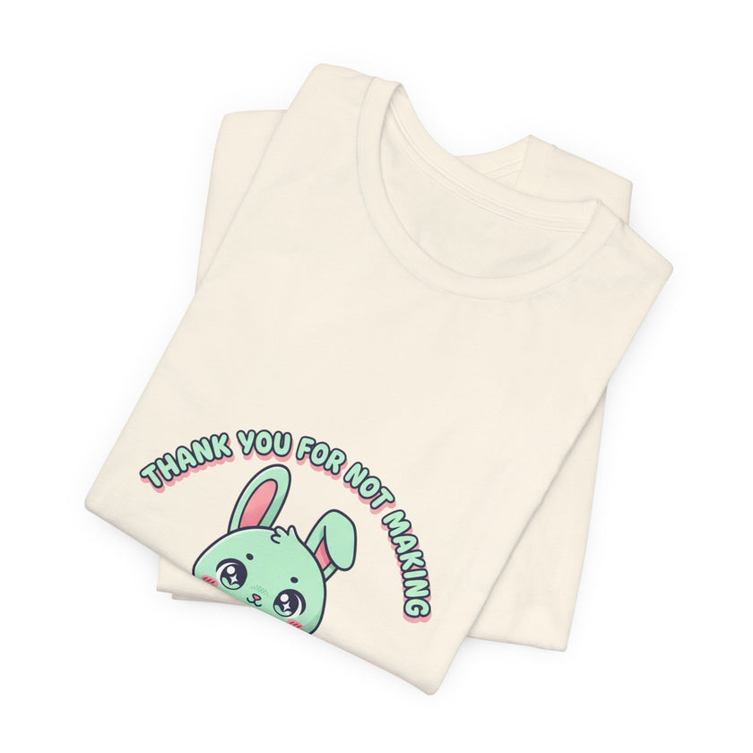 Cute Menacing Bunny Tee | kawaii threat, soft grunge cute