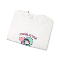 Please Be Nice kawaii threat Sweatshirt | Soft Threat pastel cute menacing