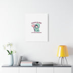 Please Be Nice Or We Meet Professionally Funny Quote Canvas