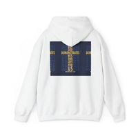 Hoodie — "God Demonstrates His Love For Us" Bible Verse Hoodie with Minimal Leaf Design