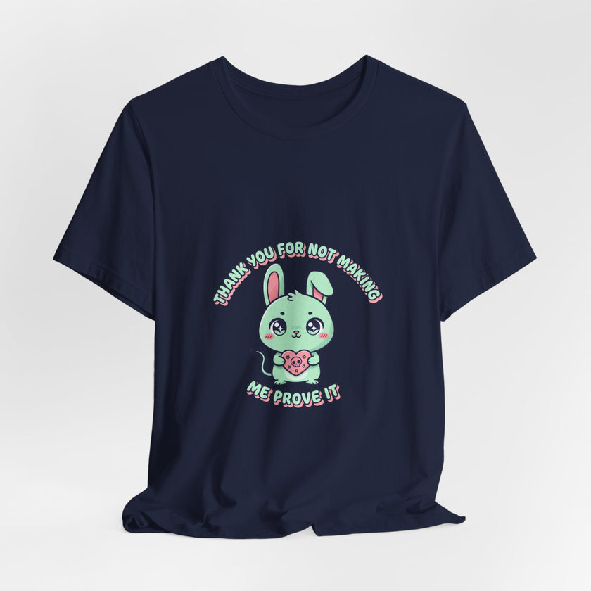 Cute Menacing Bunny Tee | kawaii threat, soft grunge cute