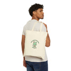 Cute Menacing Bunny Tote | Soft Threat kawaii grunge, pastel mint canvas