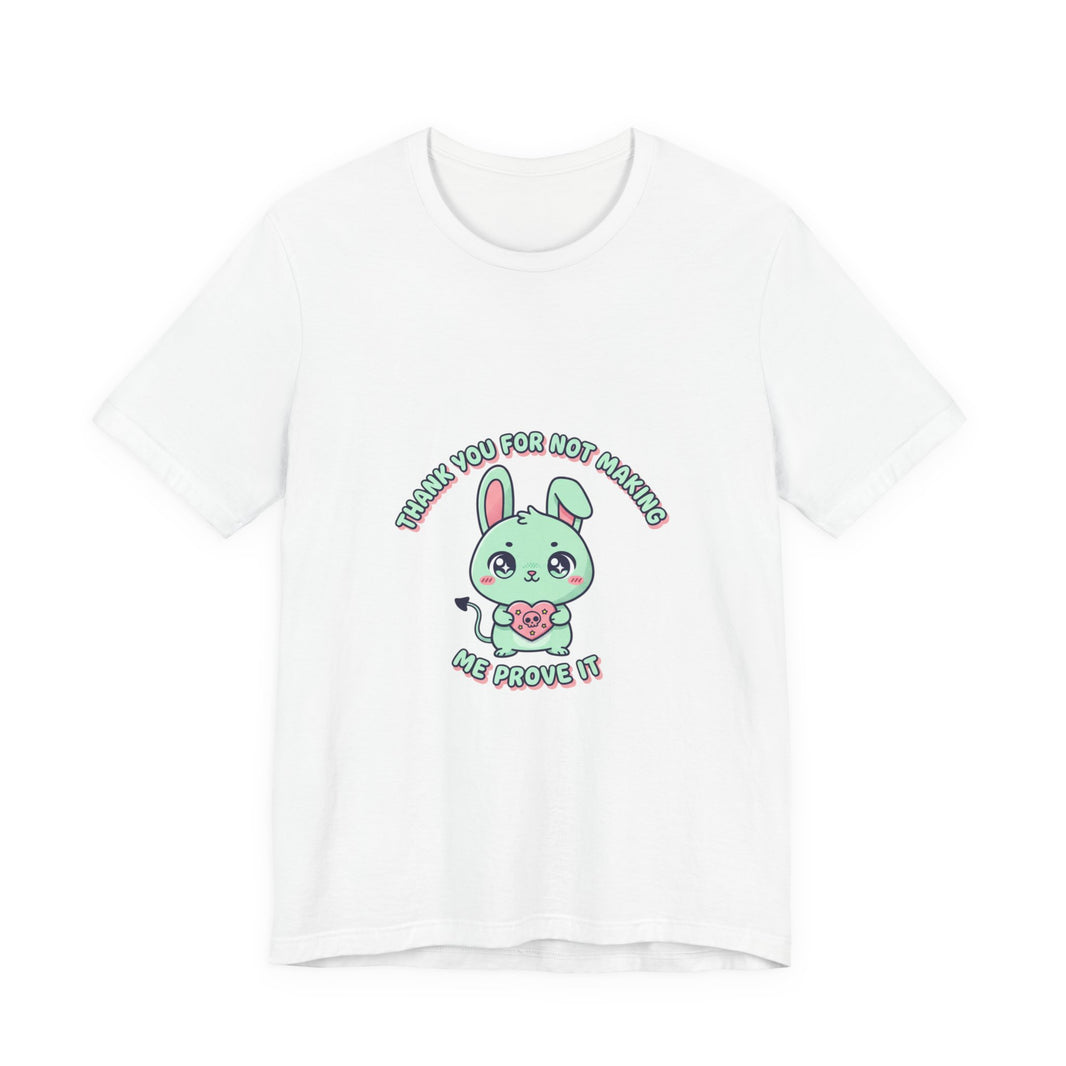Cute Menacing Bunny Tee | kawaii threat, soft grunge cute