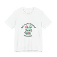 Cute Menacing Bunny Tee | kawaii threat, soft grunge cute